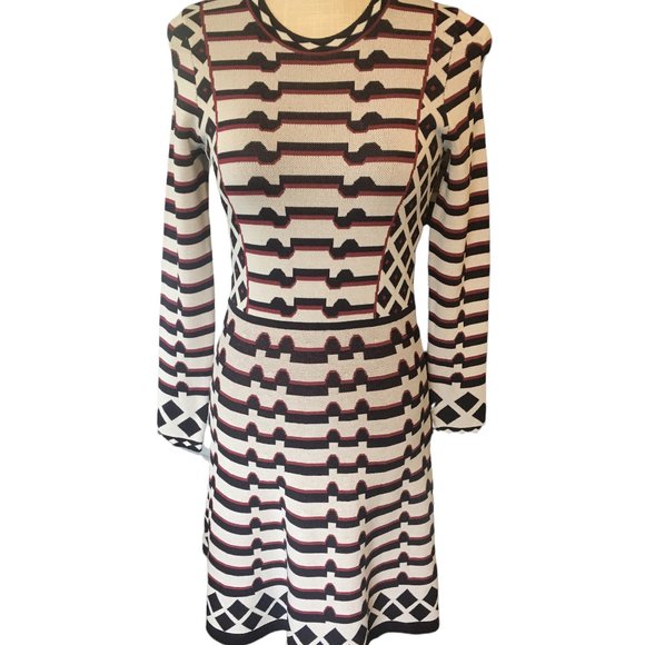 Eliza J geometric print sweater dress, size PS - Picture 5 of 6